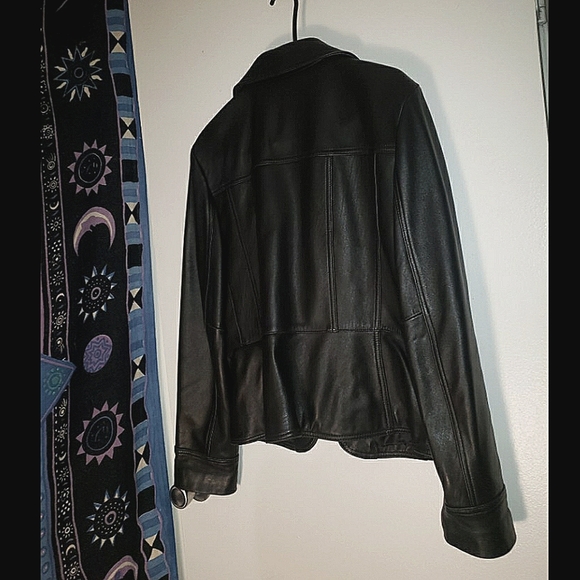Chic Vintage 90's Nine West Genuine Leather Jacket - Picture 6 of 10